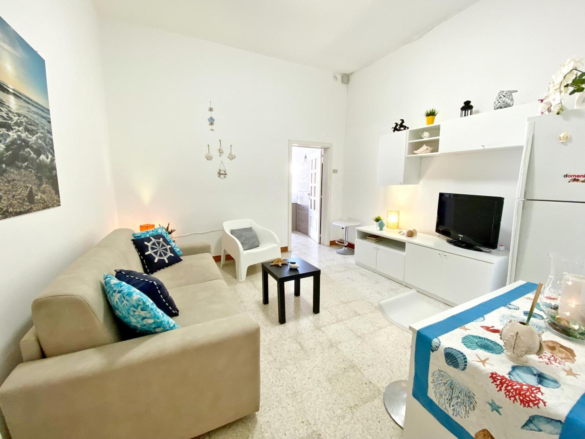 Aria Di Mare Mancaversa - Elegante Appartamento Marina di Mancaversa Kültér fotó